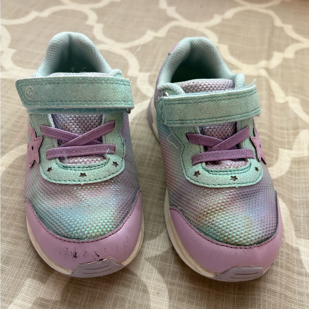 Stride Rite Kids Sneakers in Purple and Mint